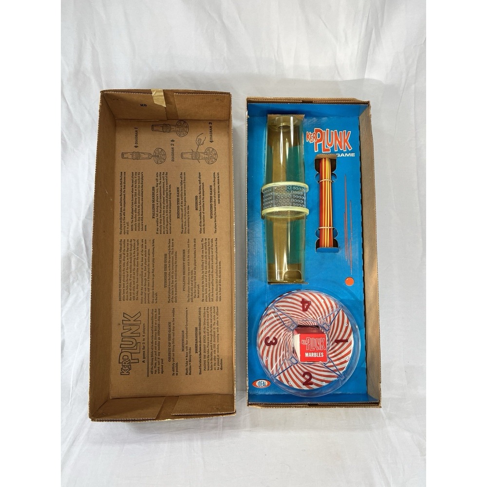 Vintage Ideal KerPlunk Game w Original Box‎